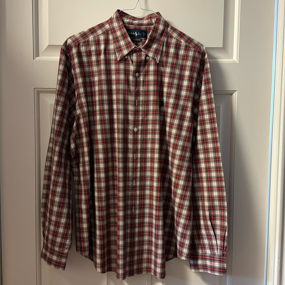 EUC Ralph Lauren Classic Fit 17-1/2 XL Long Sleeve Button Down